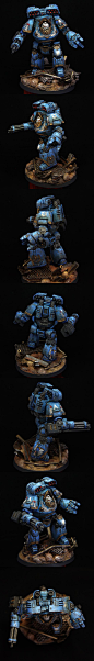 Ultramarine Relic Contemptor Dreadnought: 