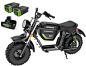 Greenworks 60V Electric Mini Bike with Batteries and Charger