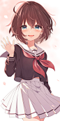 黒なまこ   动漫少女   制服