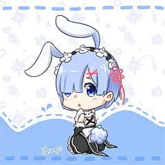 Re:从零开始的异世界生活 同人图 插画 壁纸 | 蕾姆 | 半次元-第一中文COS绘画小说社区