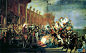 1804年10月5日军队在五月广场向皇帝宣誓