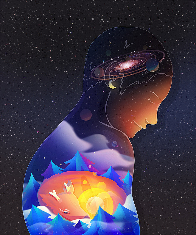 Magicle插画作品——worldle...