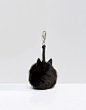 Skinnydip Cat Pom Pom Bag Charm at asos.com : Discover Fashion Online