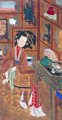 欣语嫣然采集到Painting-国画美女