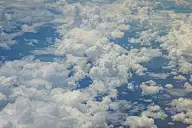 云-天空，云景，飞机，天空，飞行