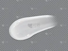 逼真的奶油涂抹孤立在黑暗的背景