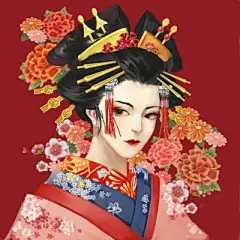 人物插画—和风 - 堆糖，美图壁纸兴趣社区