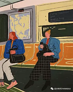 Haley Tippman笔下形形色色的人物插画作品 : 这位艺术家善于抓住人物的面部表情，姿势，姿势，狂热，表情，态度。将这些陌生人变成了一种微妙的怪诞或讽刺风格的图像，以突出她观察的惊人特征。
