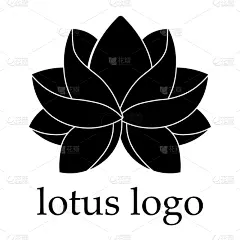 图像,线条画,荷花,黑白图片,商务,环境,模板,自然美,品牌名称,复古