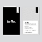 Hello Mono Business Card