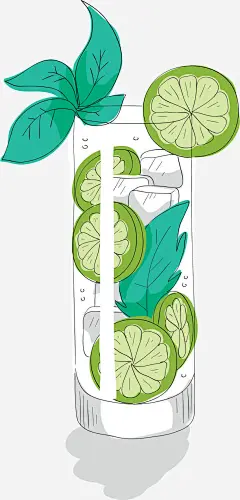 加冰柠檬片鸡尾酒矢量图高清素材 加冰果汁 夏天 夏天果汁 果汁 矢量png 鸡尾酒 矢量图 免抠png 设计图片 免费下载