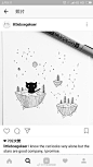 简洁明了的线条。<br/>#手帐素材插画手绘##简笔画##艺术范# ​​​​