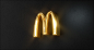 3D animation  CG CGI design gold mcdonald's motion tv type