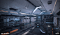 Mass Effect Andromeda Docking Bay , Alexis Dumas : I was the artist in charge of the docking bay and the locker room in the Prologue (level art, lighting and some modeling and textures)