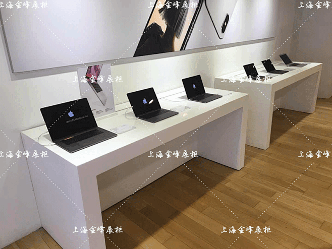 手机体验台展示桌电脑数码展示台产品中岛展...