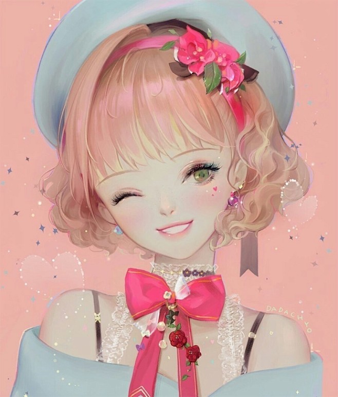 画师DADACHYO的作品欣赏，妹子都好...
