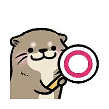 LINE上的小水獭Kawauso-san表情包，可爱到犯规 ​​​​