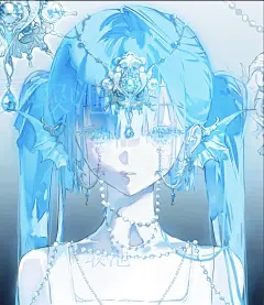 初音 | 鳞片缝入伤口，泪腺长出珊瑚 - 小红书