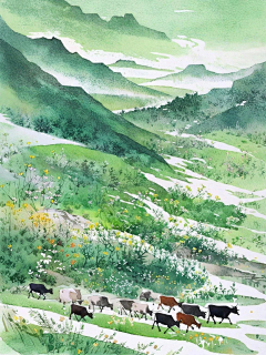 青青子金GL采集到国画