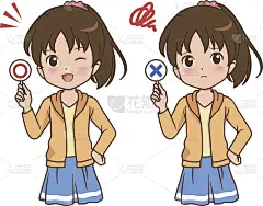 女孩的姿势