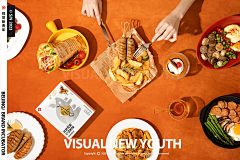 视觉新青年采集到【人像KV】本味鲜物 X 视觉新青年 定制拍摄