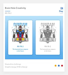 ，我们邀请了一部分优秀设计师共同完成了本系列作品“描边风脑洞插画大挑战！”。在枯燥的工作之外能有机会参与一次属于自己的脑洞设计挑战，既能收获快乐也能提升能力何乐而不