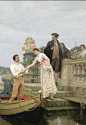 Edmund Blair Leighton (1852-1922) 英国历史题材画家. ​​​