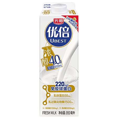 优倍， 高品质鲜奶-光明乳业官网