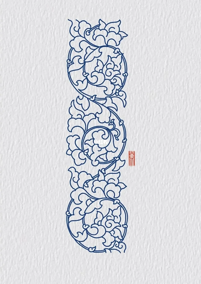 传统图案纹样‖卷草纹回归中-花瓣网