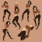 jacqueline's sketchblog — clean dance gestures (+ my fave look) from the jay...