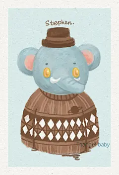 -插画家园-插画家园&lt;送你一件毛衣&gt;-插画家园Send you a sweather from my heart. [爱心] ③-插画家园