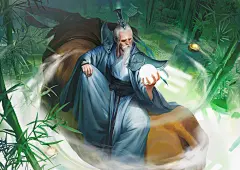 太乙真人
乃教主级仙人，为阐教十二仙首代表之一，是阐教第五个击金钟的“首仙”。修为高深仙法高强，道场为乾元山金光洞，真传弟子哪吒，协助武王伐纣。曾以莲花为哪吒重塑肉身，传授哪吒“三头八臂”法身，并授他乾坤圈、混天绫、风火轮、九龙神火罩、火尖枪、金砖、阴阳剑等法宝。
交光日月鍊金英，一颗灵珠透室明。
摆动乾坤知道力，避移生死见功成。
逍遥四海留踪迹，归在三清立姓名。
直上五云云路稳，紫鸾朱鹤自来迎。