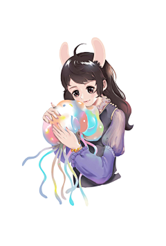 被灯光照着的小人物采集到原创插画习作