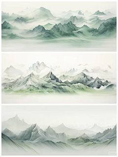 路途漫长→_→采集到山水 景画