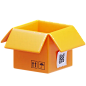 Package Scanning 3D Icon