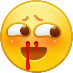 微博最新流鼻血emoji表情包_网友_那一滴_黄脸