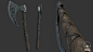 Viking Equipment Pack Vol. 1, Wiktor Öhman : The Viking Equipment Pack Vol. 1 includes 8 unique hand crafted, game-ready 3D models of Viking Equipment, Armor and Weapons including swords, a shield, a helm, dagger and more, ready to implemented into your p