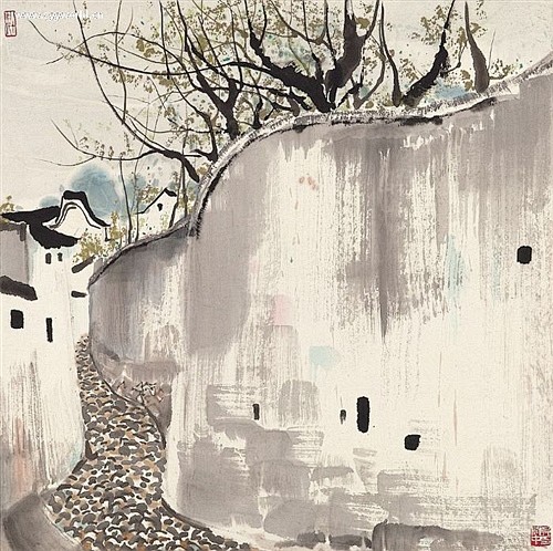 吴冠中江南水乡系列作品欣赏（组图）[47P] - 马蹄网