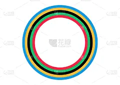 奥运会,式样,条纹,彩色图片,塑料圈,背景,东京,运动,冬天,圆形