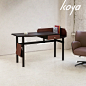【KOYA】结构者系列艺术书房桌现代简约北欧风格复古风架构书桌-淘宝网