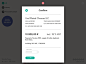 KNOPKA payment – GIF. "Guiding the user through animations:....Making sure a user really understands where they’re navigating to, where they came from, and even more importantly, where the things they’ve created end up within the UI....Motion is an e