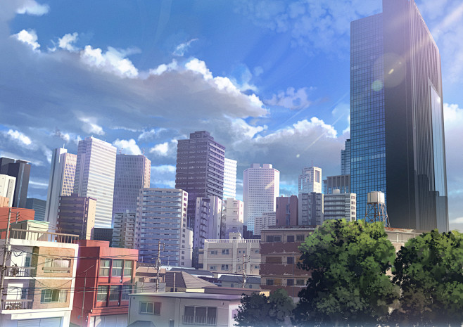 室外/城市建筑/商业街/高楼大厦/城市街...