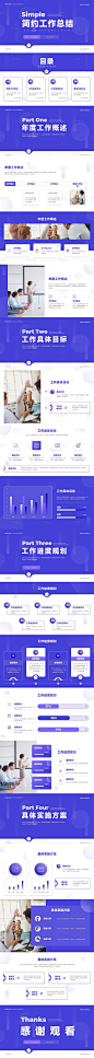 简约年终工作总结PPT-源文件