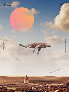 许多创作者习惯将每日固定进行一次习作，一来形成一个作品序列，二来督促自我坚持创作灵感。平面设计师Magdiel Lopez就是这样每日创作一幅海报。他的的海报设计时而科幻时而神秘。大片的集合图案、冲突的色彩、剖断的人像是其作品中惯用的手法。 ​​​​