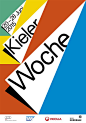 Kiel Regatta（德国基尔的年度帆船比赛）海报。