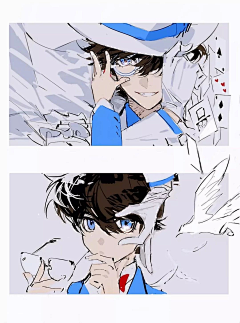 森棠菓采集到平次♤新一♤基德♤白馬