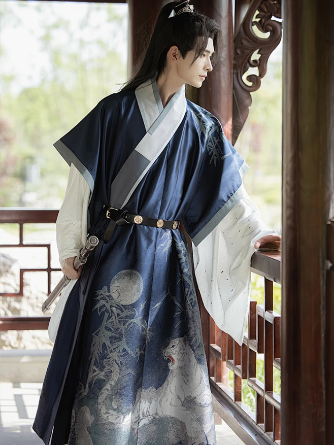 绣罗衣月隐山君明制褡护道袍织金原创初春汉服男女帅气侠客中国风-淘宝网-花瓣网