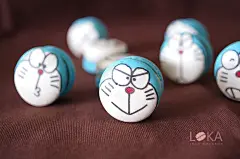 哆啦a梦手绘马卡龙8枚装 卢卡屋手工甜点零食喜糖生日个性礼品-淘宝网