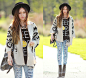 Sheinside Cardigan, Shop Akira Destroyed Jeans