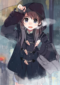 疯喵采集到插画